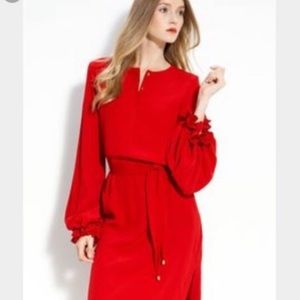 GUC DVF Madeline Red dress Sz 6